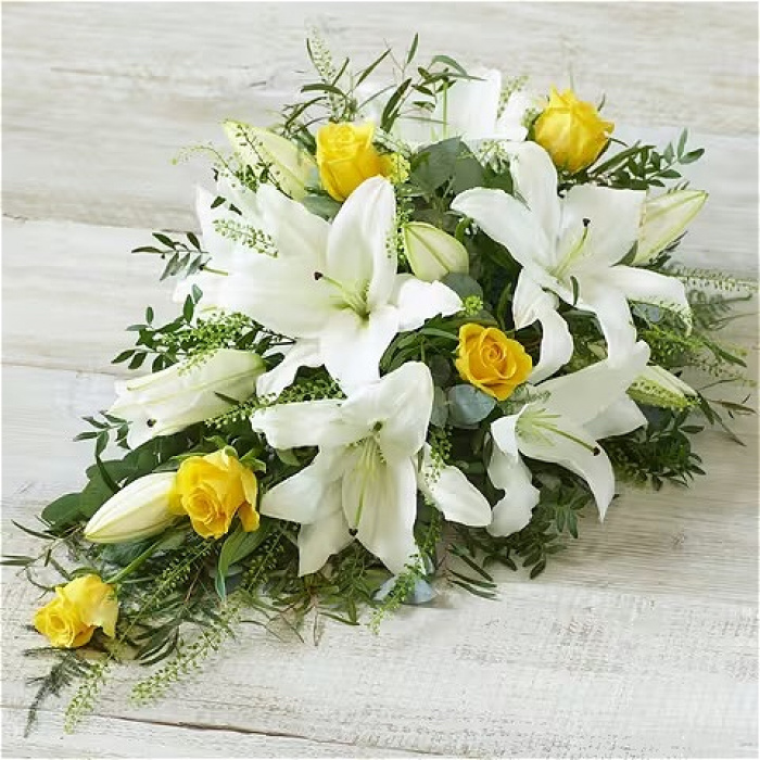 All Funeral Flowers | Funeral & Sympathy  | Sprays And Sheaves | Rose & Lily
