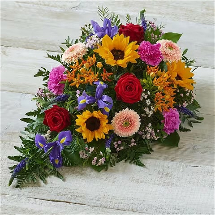 All Funeral Flowers | Funeral & Sympathy  | Sprays And Sheaves | Vibrant medley Spray