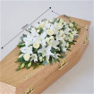 Coffin Sprays | Funeral | Lily and rose casket spray