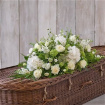 Coffin Sprays | Funeral | White casket spray