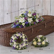 Coffin Sprays | Funeral | The blue collection