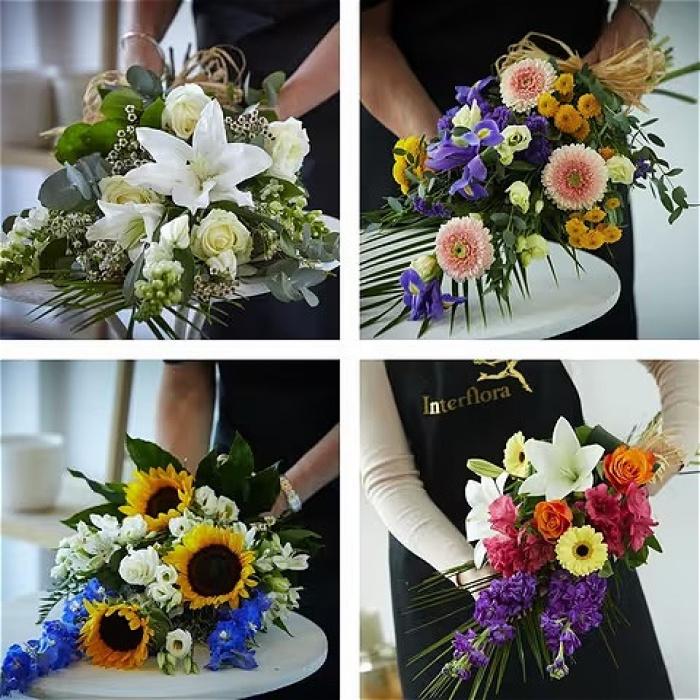 Funeral & Sympathy  | Florist choice funeral sheaf