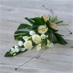 Arrangements | Funeral | White rose and calla lily sheaf