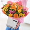 Birthday | Brights Happy Birthday Bouquet with gift card and chocs