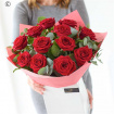 Anniversary Flowers  | Happy Anniversary 12 Red Rose Bouquet