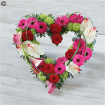 All Funeral Flowers | Hearts And Cushions | Contemporary Heart