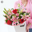 Romantic Flowers | Valentine's Day | Sweet Rose & Lily Bouquet