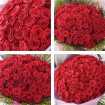 Romantic Flowers | Valentine's Day | Valentine's Day Luxury 100 Red Roses