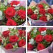 Romantic Flowers | Valentine's Day | With Love 6 Red Roses