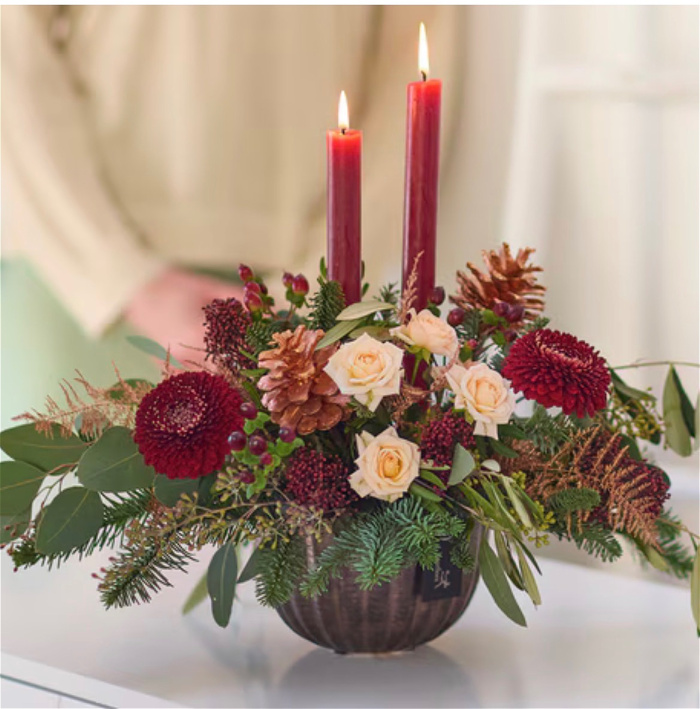 Christmas 2025 | LUXURY CHRISTMAS CANDLE ARRANGEMENT
