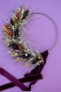 Dried Blooms | Burgundy Wreath