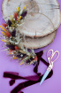 Dried Blooms | Burgundy Wreath