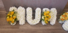 Funeral flowers  | Letters  | Letter tribute Mum