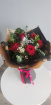 Valentines flowers  | Six luxury red rose.