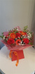  Gift flowers  | Birthday | Floral Arrangements in oasis. | Cherryade