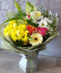  Gift flowers  | Mothers Day | Florist choice- traditional flower hand tied bouquet in water