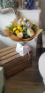  Gift flowers  | Mothers Day | Florist choice- traditional flower hand tied bouquet in water