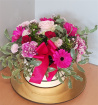  Gift flowers  | Birthday | Hatbox arrangement. | Rasberry Ripple Hatbox