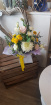  Gift flowers  | Yellow &white arrangement