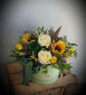  Gift flowers  | Summer mix hatbox