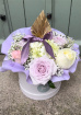 Hat Box Flowers (Local Only)  | Petite Ice Cream Hat Box