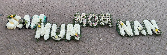 Funeral Flowers  | Letter Tributes
