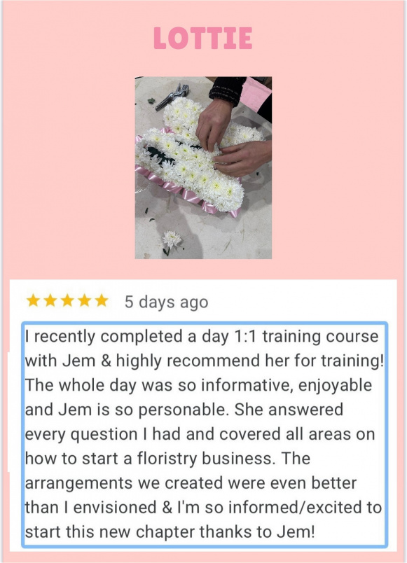 One to One Training  | The Floristry & Business 1-1 Training Course