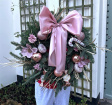 Fresh Christmas Wreaths  | Pink Bow Christmas