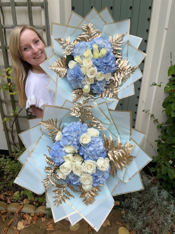 Premium Bouquets | Blues and Whites