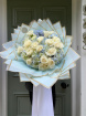 Premium Bouquets | Blues and Whites