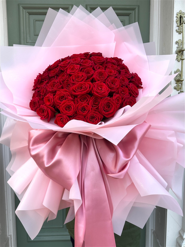 Rose Bouquets  | Valentine's Collection  | 50 Roses
