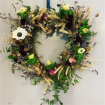 Funerals | weddings | Dried heart wreath