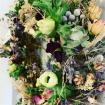 Funerals | weddings | Dried heart wreath