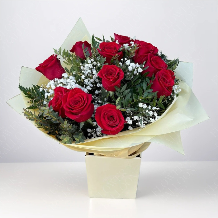 Hand-tied Bouquets | Red Roses Bouquet