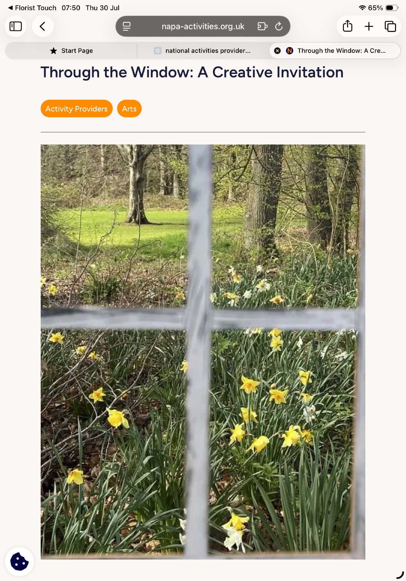 Memories in Colour and Song | Kirkcaldy | Through the Window
