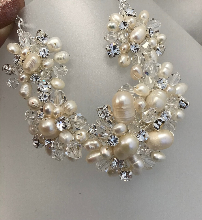 Jewellery & Accessories | Pearl & Crystal Necklace