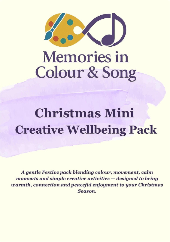 Activity Packs | Shop Memories in Colour and Song | Mini Christmas Pack - Creative Wellbeing Activity Printable PDF