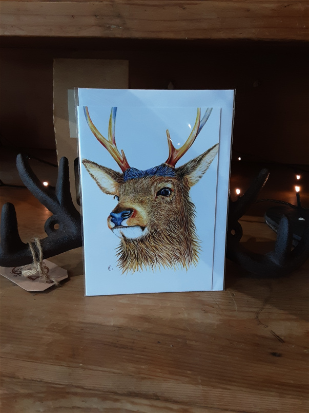 Cards | Home and gift range | Glencoe Stag card - KJ