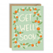 Cards | Get well card - orange blossoms - JN