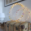 Christmas 2023 | Mother's Day 2024 | New to The Woodland Florist | Solar, battery and mains decorative lights | Folklore Circle Ornament 60cm