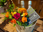 Christmas at The Woodland Florist  | Mini vase, Mini Prosecco and Oban Chocolates in gift box