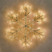 Christmas at The Woodland Florist 2025 | Snowflake light (40cm champagne)