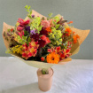 Gifts | Hand tieds & arrangements | Mother's Day Sunday 10th March 2024 | Seasonal designs | Seasonal hand tied with No plastic wrapping