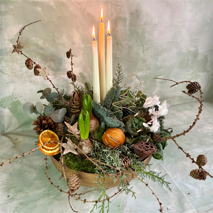 Christmas | Workshops | Workshop - Festive Christmas arrangement