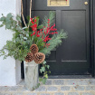 Arrangements | Christmas | Gifts | Festive door step arrangement