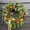 Christmas | Gifts | Natural festive door wreath