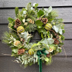 Christmas | Gifts | Natural festive door wreath