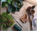 Christmas Wreath Making Workshops Kent 2024 | Fresh Flowers and Arrangements | Wreath Making Kit with YouTube Video  Link LOCAL DELIVERY OR COLLECTION