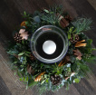 Christmas Fresh Flowers & wreaths | Good King Wenceslas Circular Arrangement