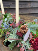 Christmas Fresh Flowers, Wreaths and Arrangements | 'Good King Wenceslas' Table Arrangement